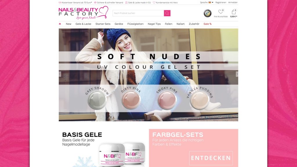 Nails & Beauty Factory Onlineshop