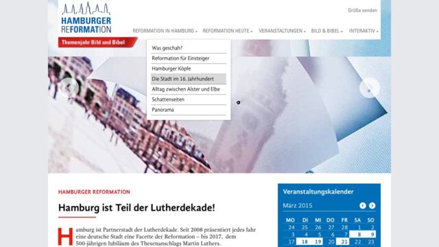 Webseite der Hamburger Reformation