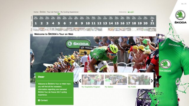Überblick der Skoda TdF Veranstaltungstage