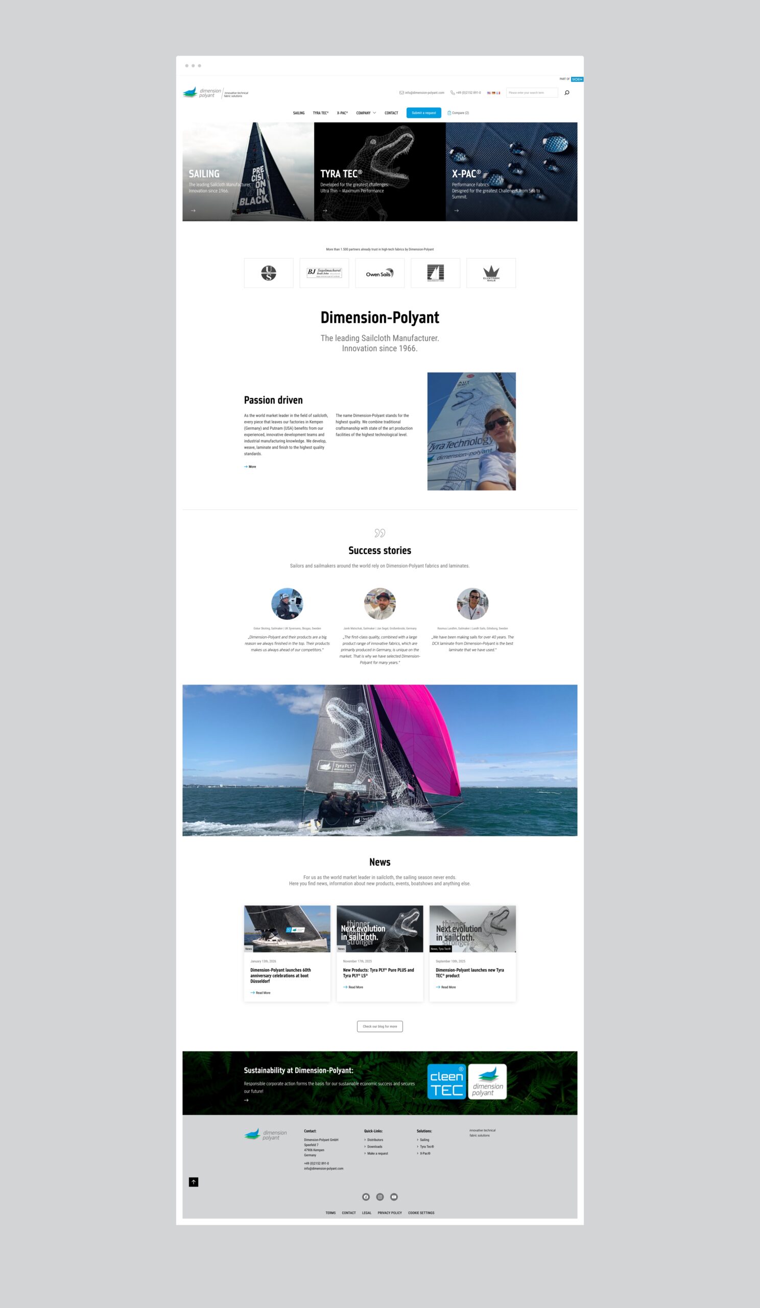 Startseite von Dimension Polyant