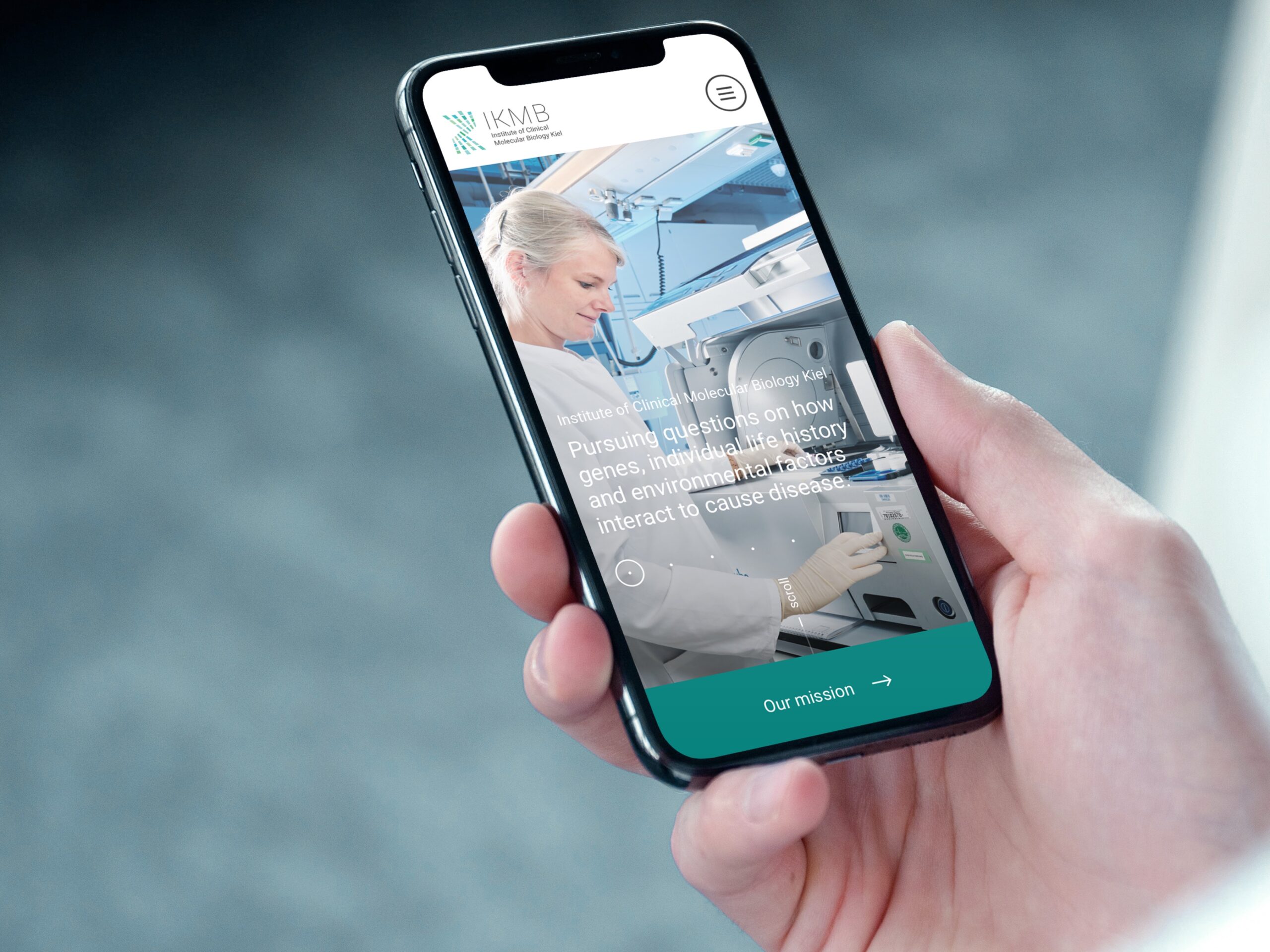 Vorschau IKMB auf Smartphone
