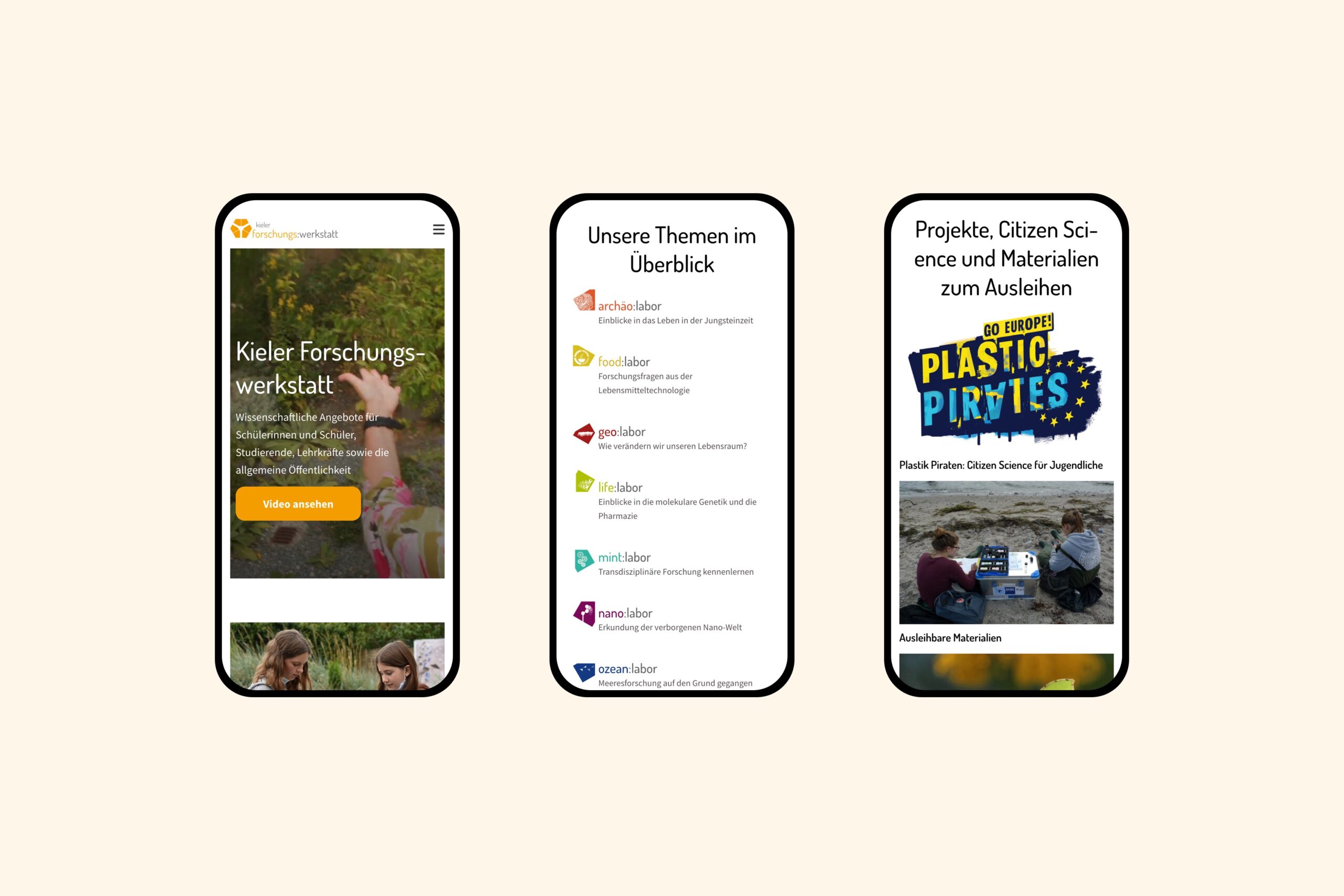 Mobile optimierte Ansichten der Kieler Forschungswerkstatt