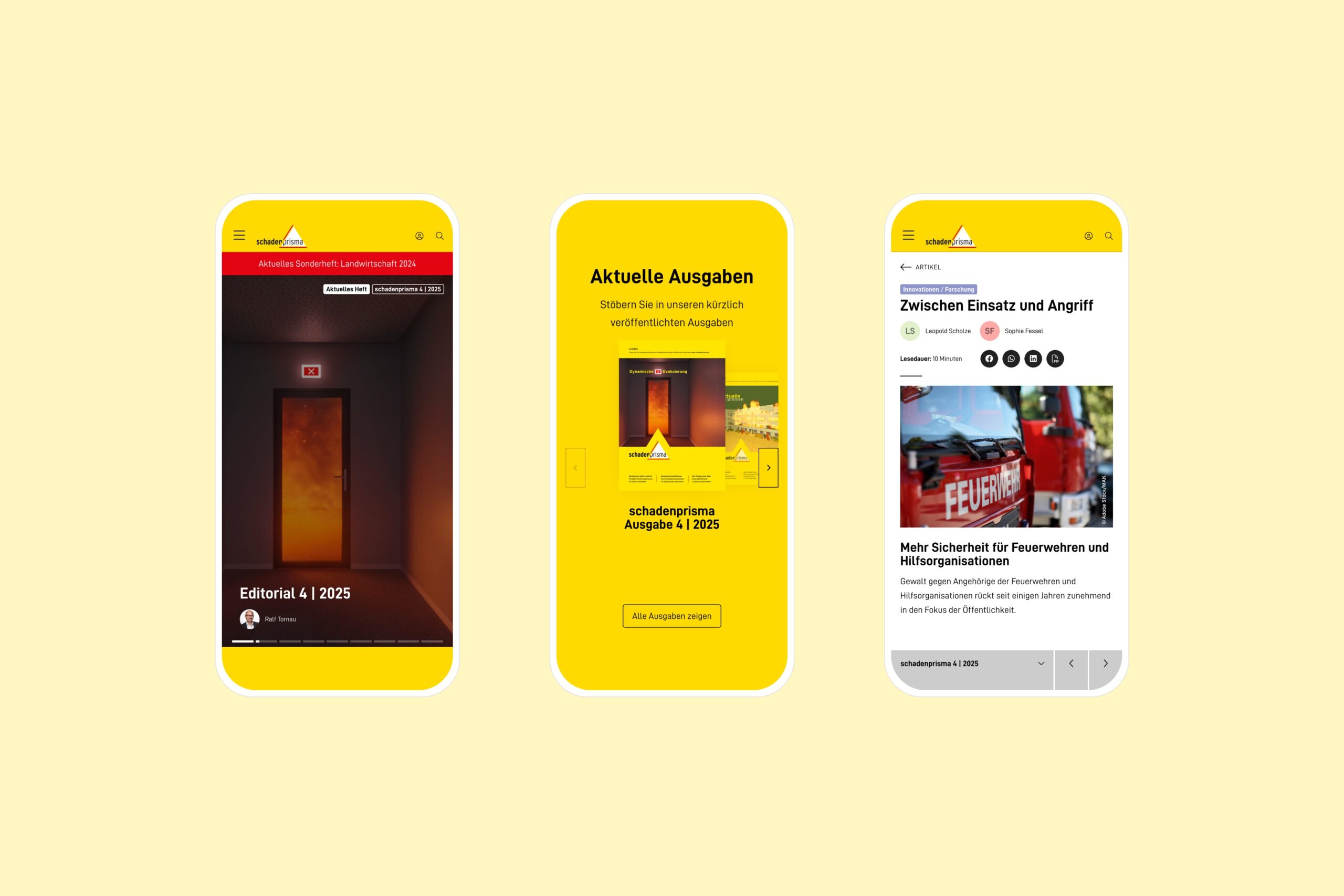 Responsive optimierte Ansichten für mobile Nutzer